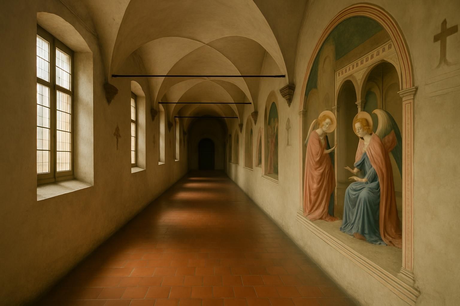 découvrez le couvent de san marco à florence, célèbre pour les fresques de fra angelico et ses cellules peintes, témoignant de l'art sacré de la renaissance italienne.