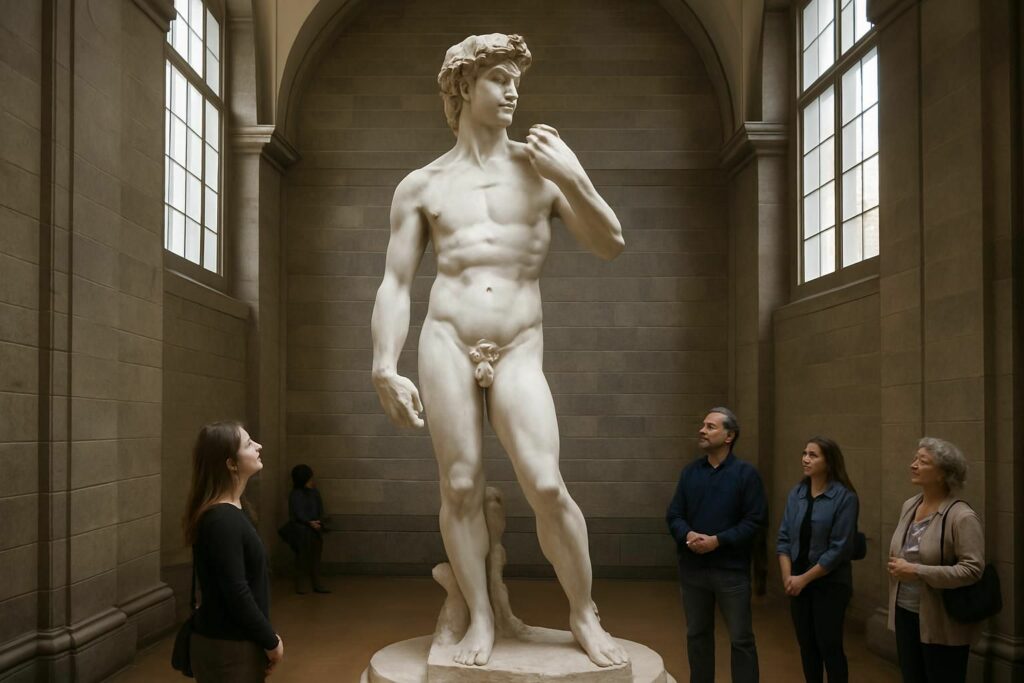 découvrez la galleria dell'accademia à florence et admirez le célèbre david de michel-ange, une œuvre emblématique de la renaissance italienne.