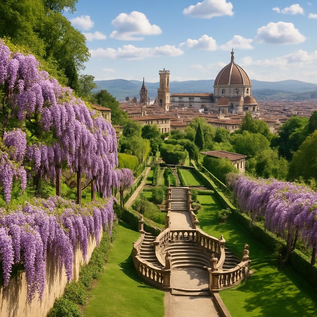 découvrez le giardino bardini à florence, un jardin secret offrant une magnifique roseraie et un panorama exceptionnel sur la ville.