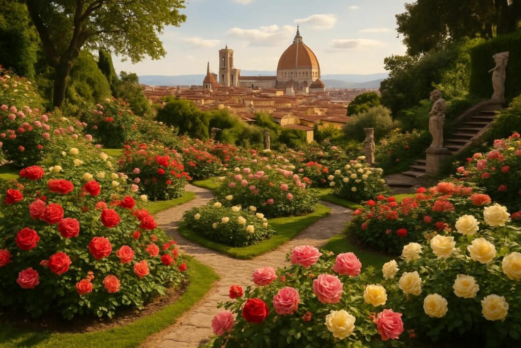découvrez le giardino bardini à florence, un jardin secret offrant une roseraie magnifique et un panorama exceptionnel sur la ville, idéal pour une visite paisible et authentique.
