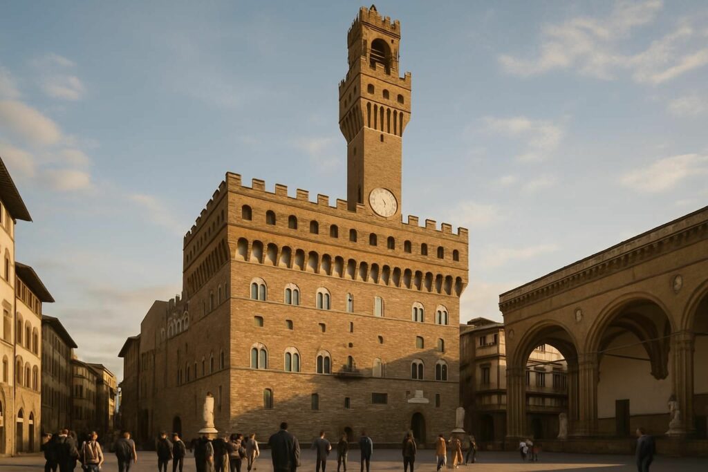 découvrez le palazzo vecchio à florence : achetez vos billets, explorez les tours secrètes et consultez les horaires pour une visite inoubliable.