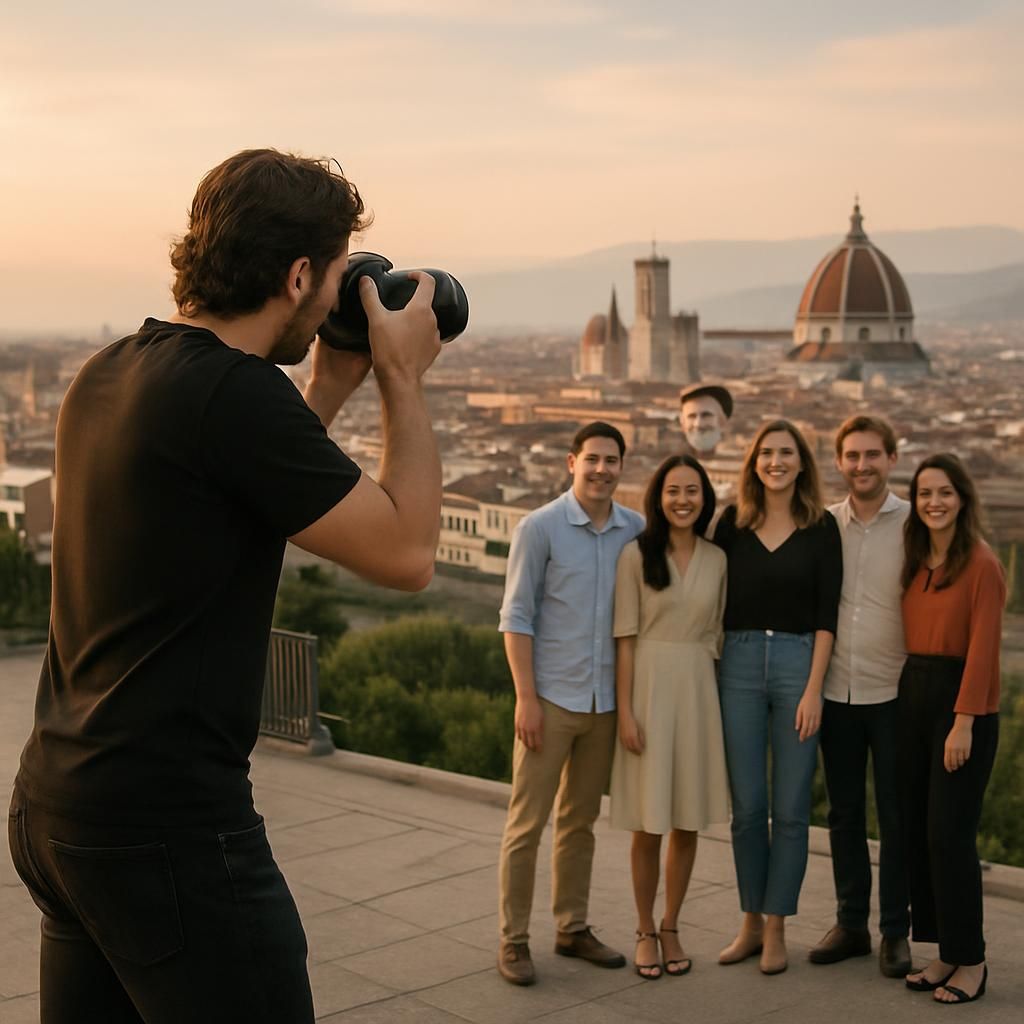 découvrez piazzale michelangelo, le belvédère emblématique de florence offrant une vue panoramique spectaculaire sur la ville et ses monuments historiques.